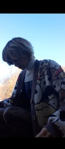 Customer photo review of More Mushling Cardigan