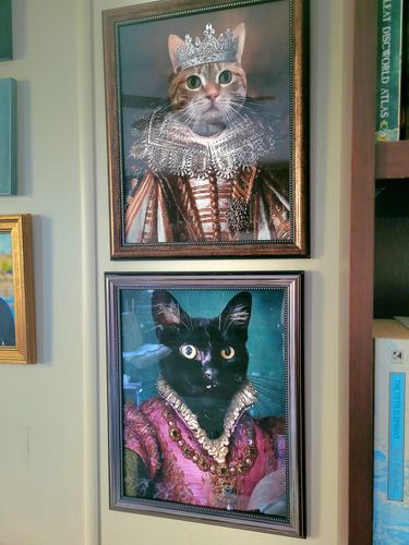 Customer photo review of The Countess - Custom Vintage Pet Portrait
