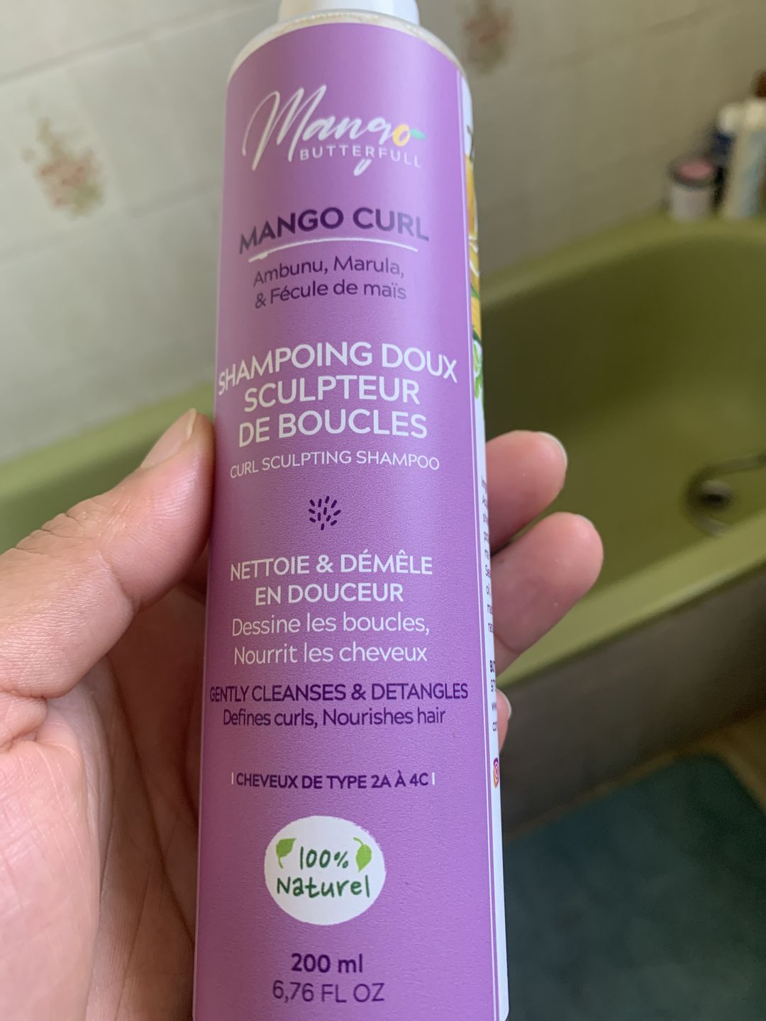 Customer photo review of Shampoing doux sculpteur de boucles