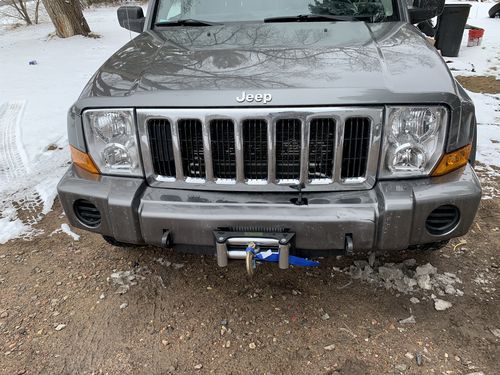Customer photo review of WK / XK Hidden Winch Mount 2005 - 2010