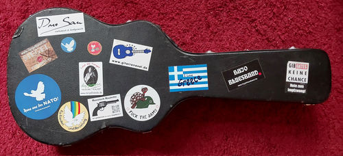 Customer photo review of FRIEDENSBEWEGUNG.INFO GROSSE STICKER / AUFKLEBER (10 STK.) • RAUS AUS DER NATO