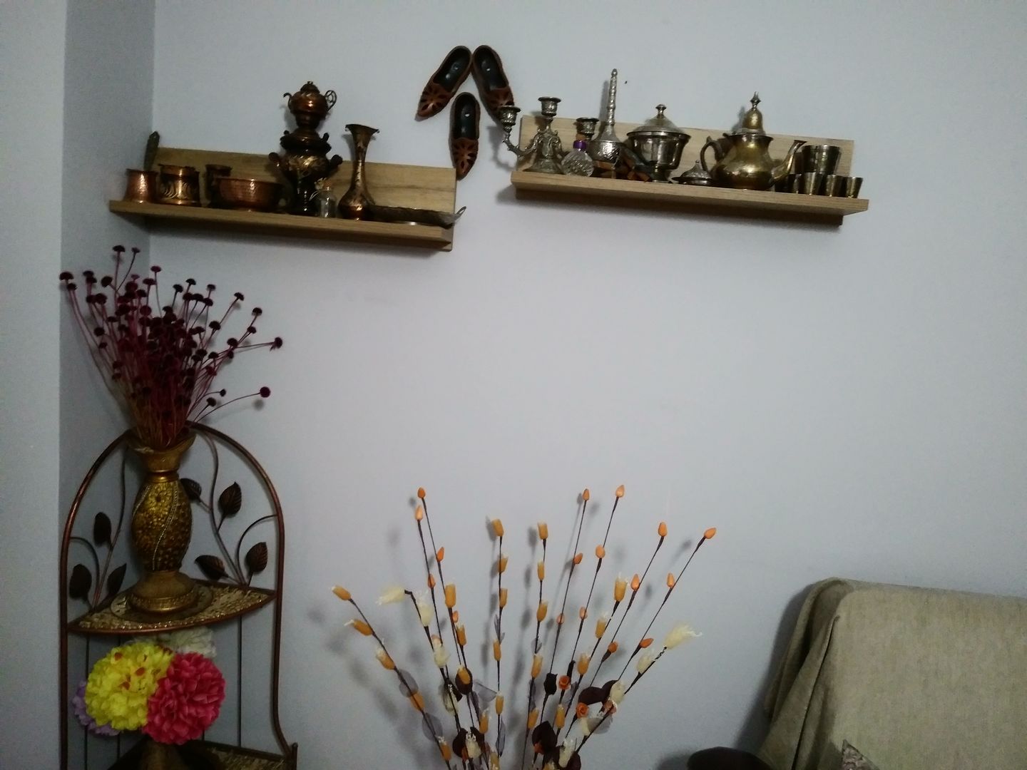 Customer photo review of Rani E16 Dekoratif 2 li Duvar Rafı Sepet Ceviz