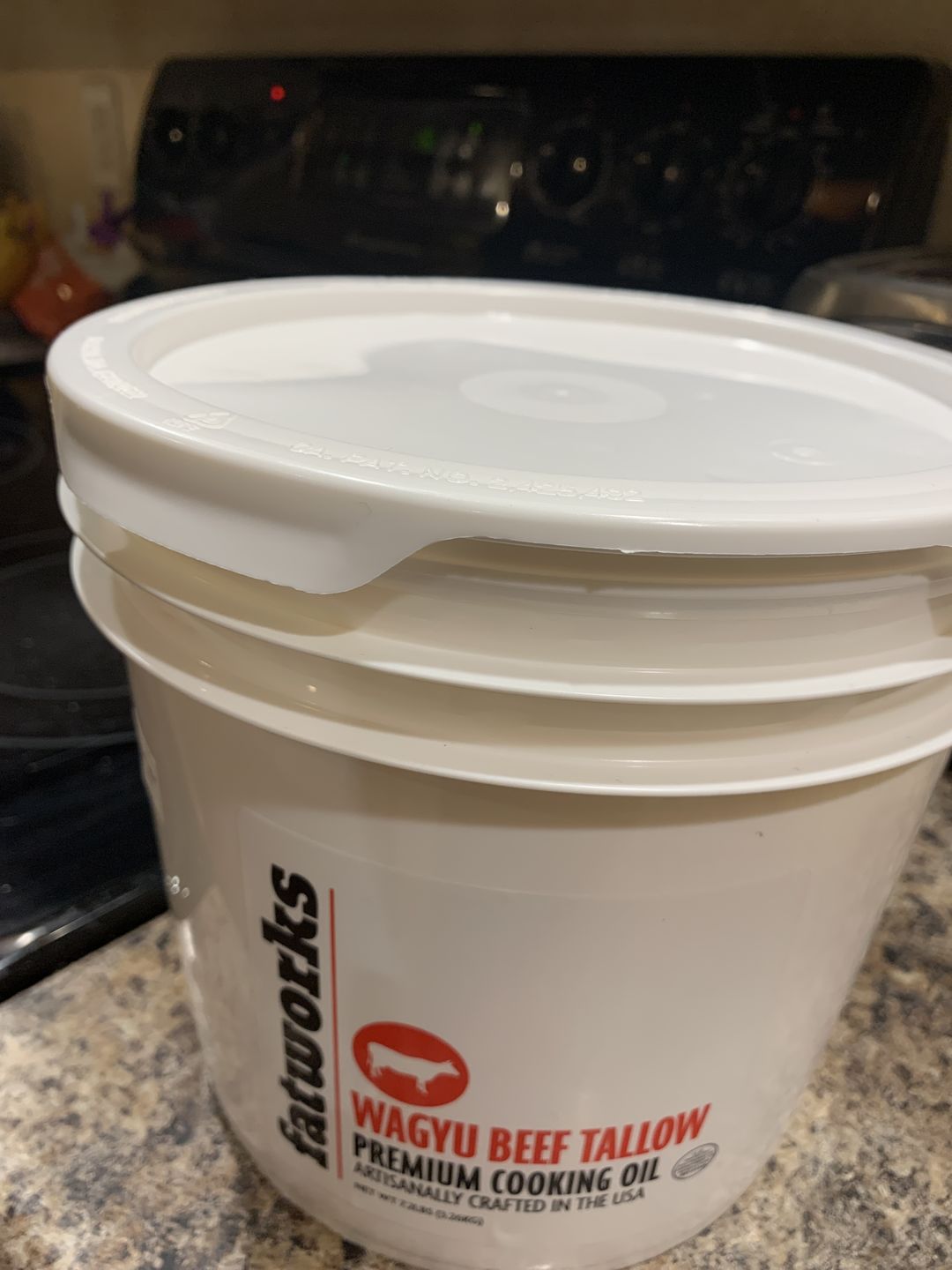 Customer photo review of 1 Gallon Wagyu Tallow