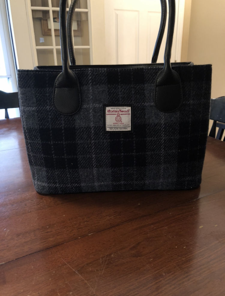 Customer photo review of Classic Harris Tweed Handbag