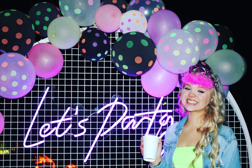 Customer photo review of Lets Party Neon Lights