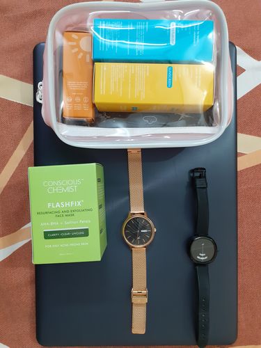 Customer photo review of Hybrid Dewy-Finish Ceramide Sunscreen SPF50 PA++++ | Oil Free