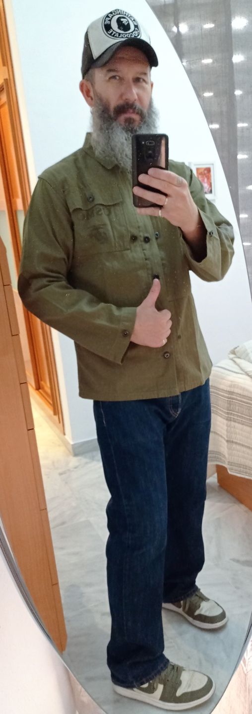 Customer photo review of USMC P-44 HBT Utility Jacket