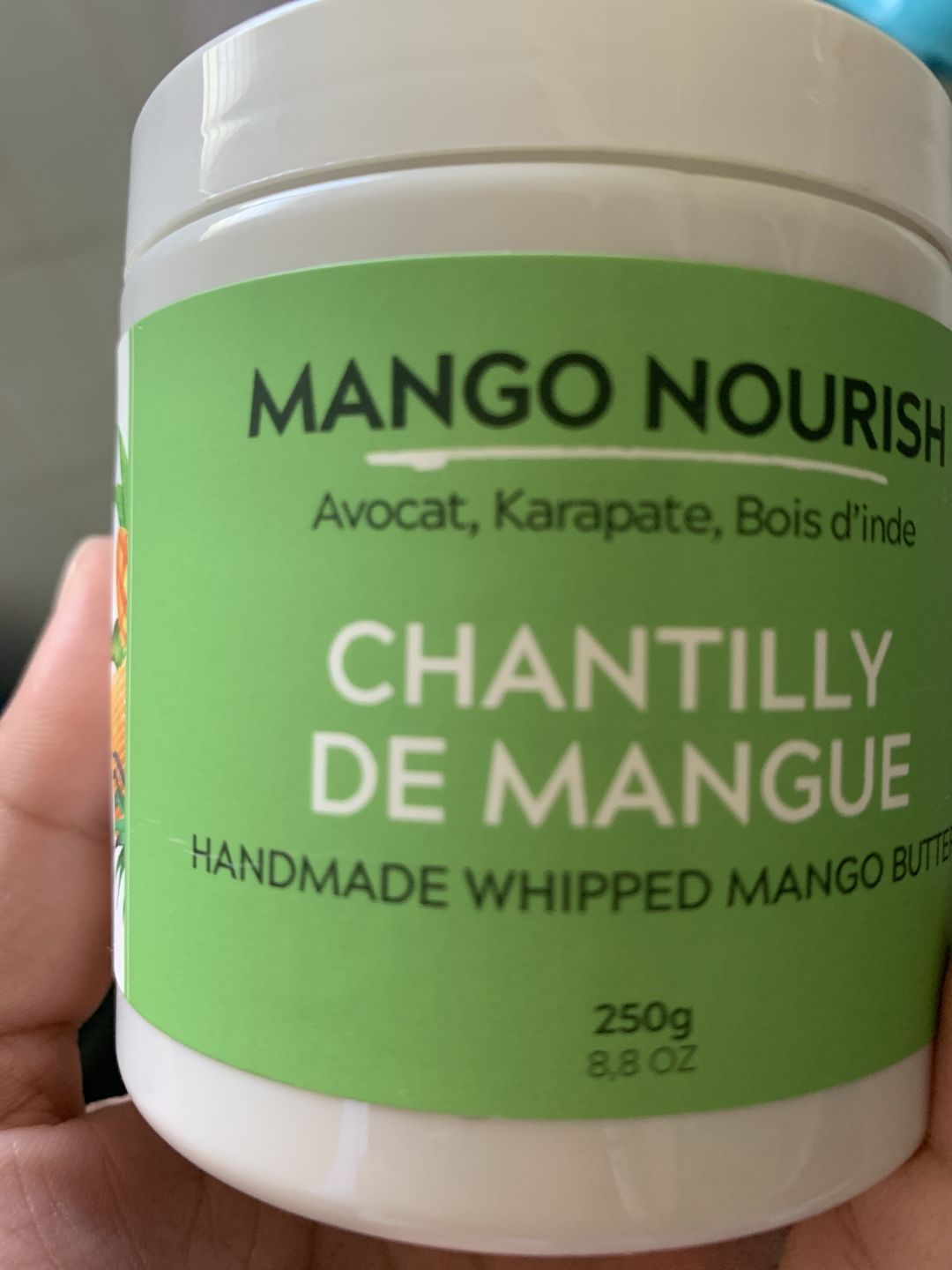 Customer photo review of Chantilly de Mangue NOURISH