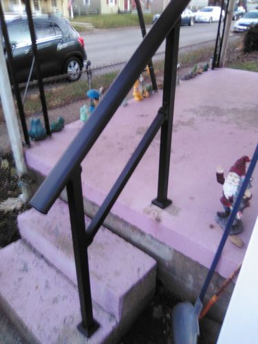 Customer photo review of Stairs Handrail Kit