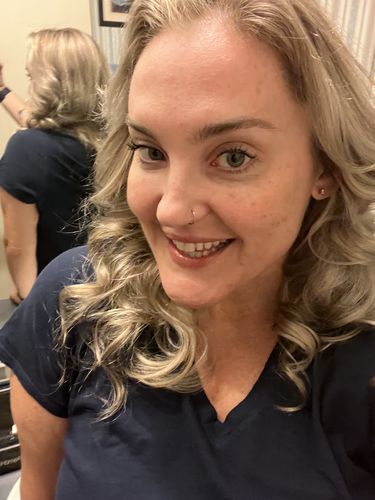 Customer photo review of Curling Headband Black