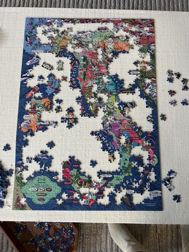 Customer photo review of Wine Puzzle - Italy