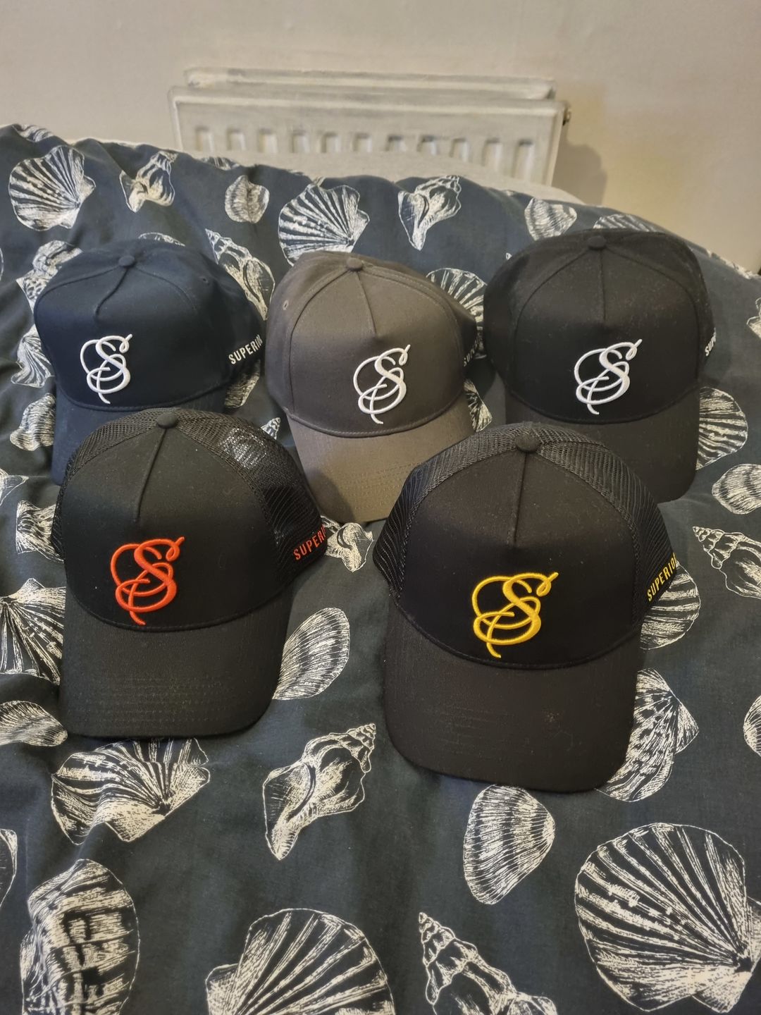 Customer photo review of S Trucker Cap - Black & Orange