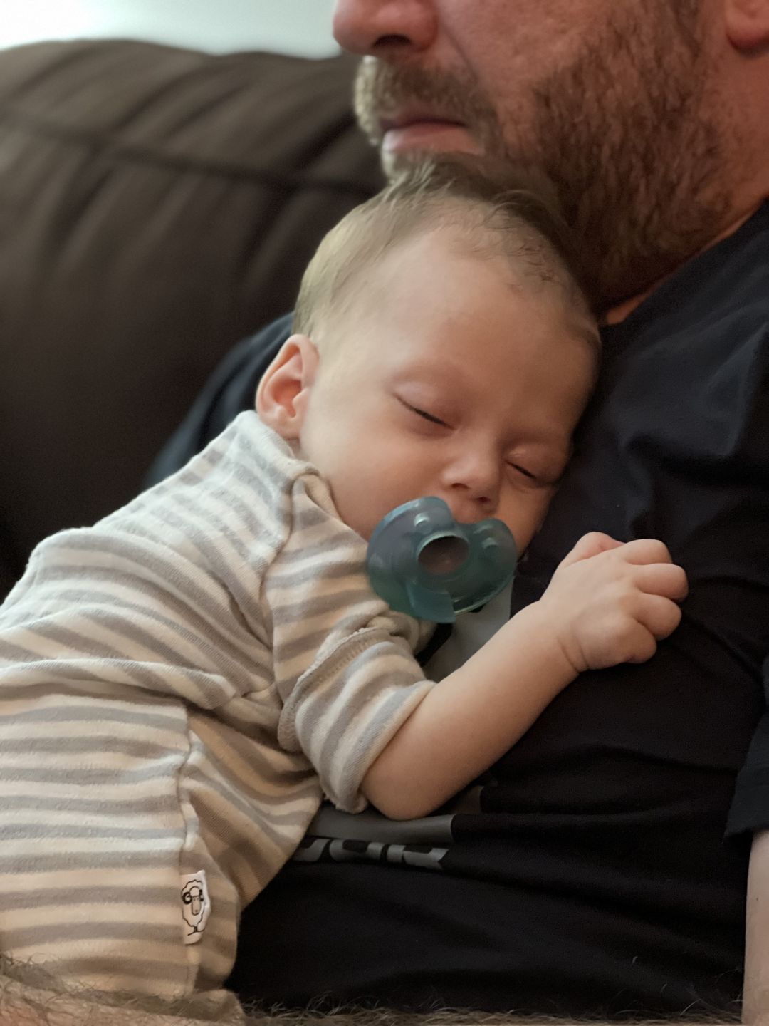 Customer photo review of Footie Pajamas, Merino Wool, Dove
