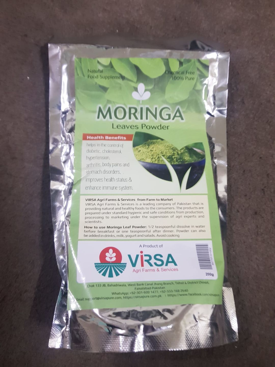Customer photo review of Moringa Leaves Powder 200g