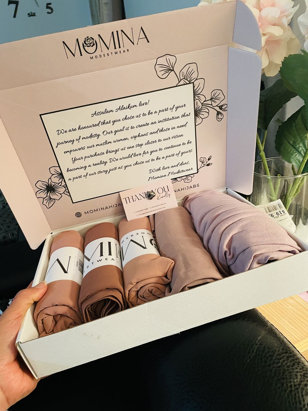 Customer photo review of Premium Maxi Jersey Hijab - Lavender