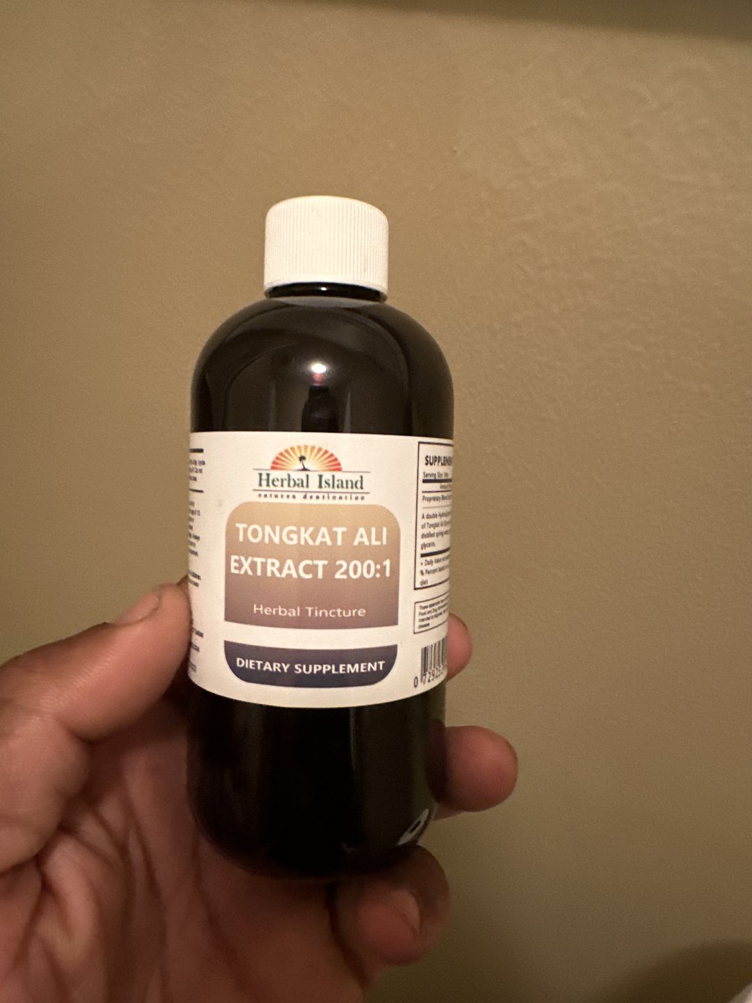 Customer photo review of Super Tongkat Ali Liquid Formula (Erectile)