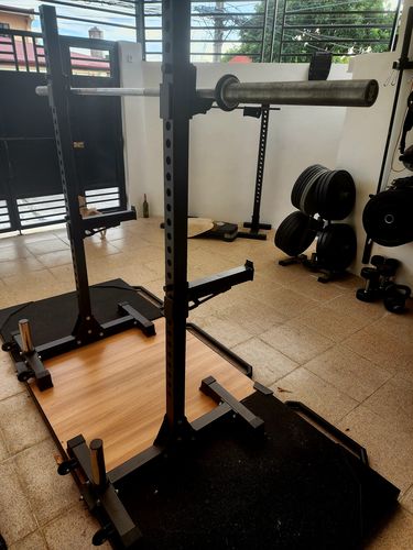 Customer photo review of Infinite Strength Portable Squat Stand