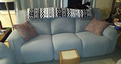 Customer photo review of 「🎉CYBER WEEK 40% OFF」4/6/8 Pieces Stretch Non-Slip Recliner Chair Cover