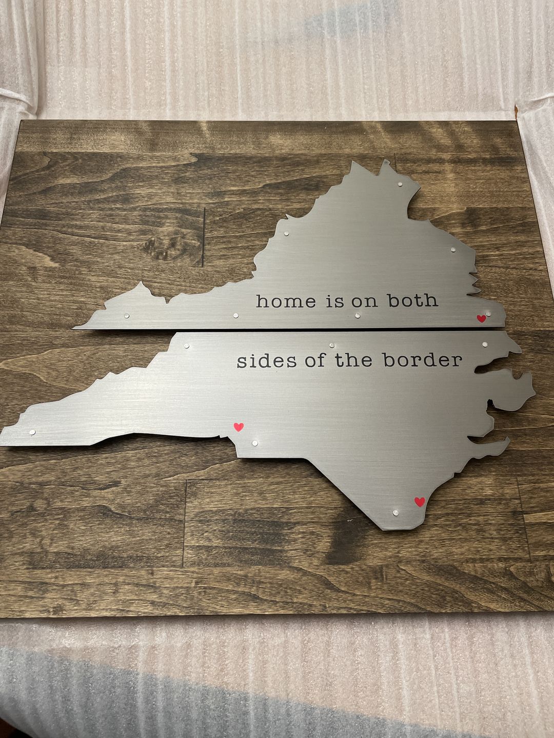 Customer photo review of Virginia/North Carolina Home is on both sides of the border