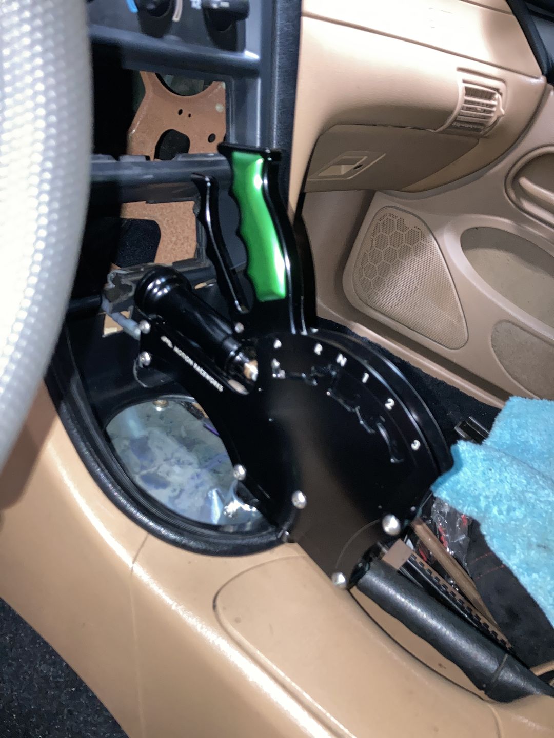 Customer photo review of TH400 3 Speed Reverse Pattern Operator Series Billet Shifter Front Exit 16-1700