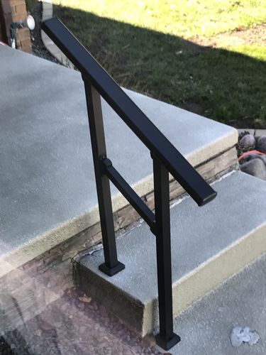 Customer photo review of Stairs Handrail Kit