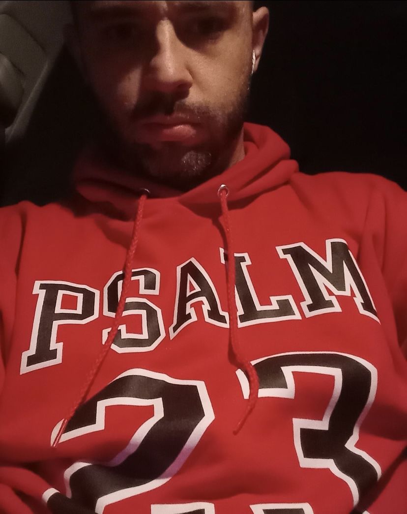 Customer photo review of PSALM 23 Hoodie