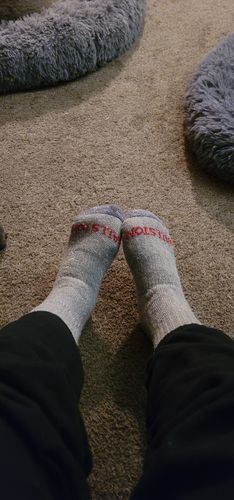 Customer photo review of Ballston 83% Wool Heavyweight Expedition Weight Hunting Socks - 3 Pairs for Men and Women