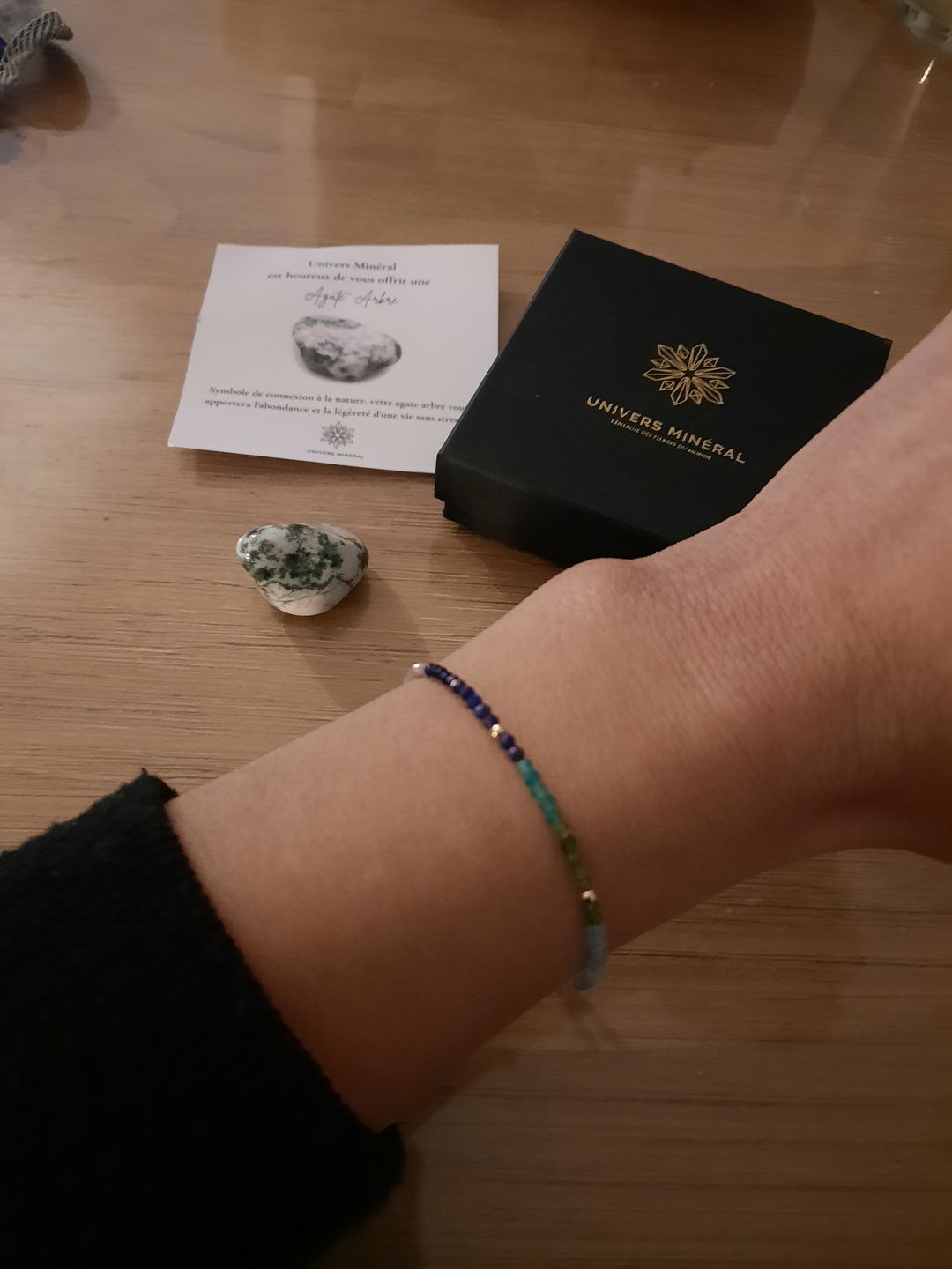 Customer photo review of Bracelet 7 chakras