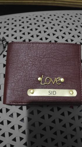 Customer photo review of Premium Quality Men's Wallet With Name & Charm