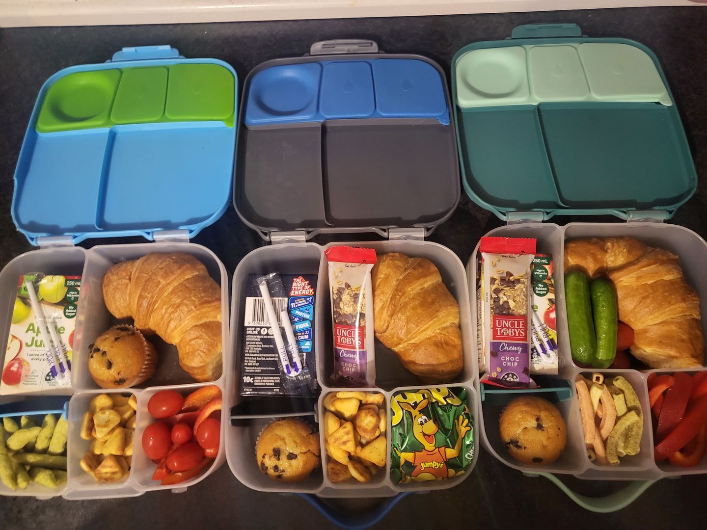 Customer photo review of b.box Bento Lunchbox  – Emerald Forest