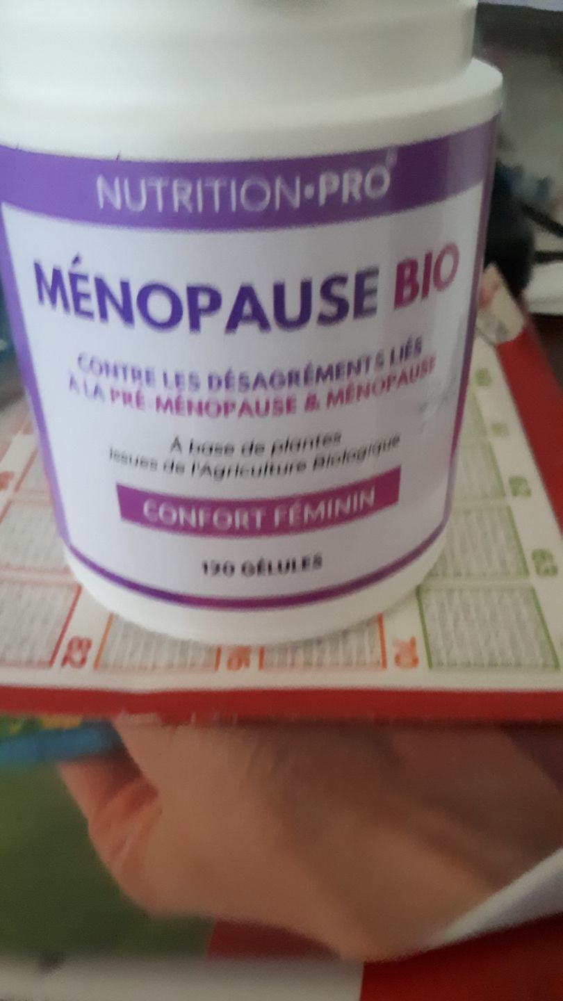Customer photo review of MÉNOPAUSE BIO - 120 GÉLULES