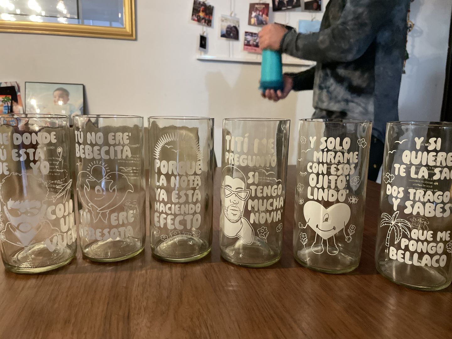 Customer photo review of BUNNY GLASS - JUEGO DE 6 VASOS