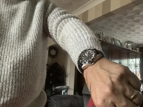 Customer photo review of Tudor Heritage Black Bay 79230N - 41 mm Leather