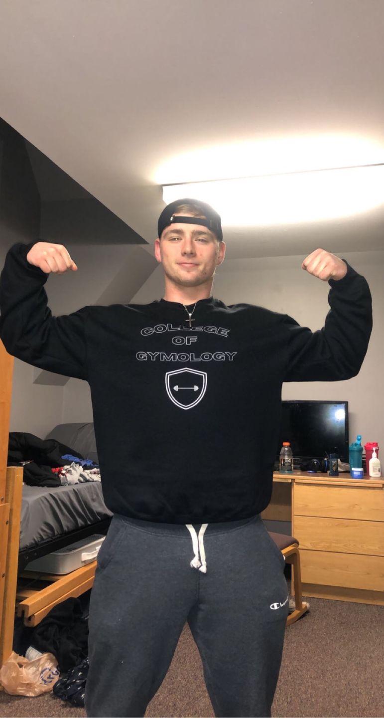 Customer photo review of College of Gymology Crew Neck