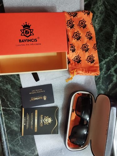 Customer photo review of Bavincis Karma Black And Grey Gradient Edition Sunglasses