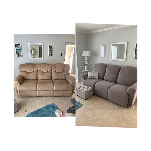 Customer photo review of 「🎉CYBER WEEK 40% OFF」4/6/8 Pieces Stretch Non-Slip Recliner Chair Cover