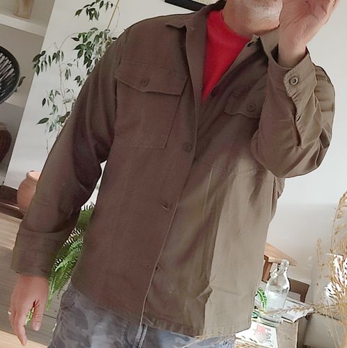 Customer photo review of Vietnam War US Army OG-107 Fatigue Utility Shirt - Plain