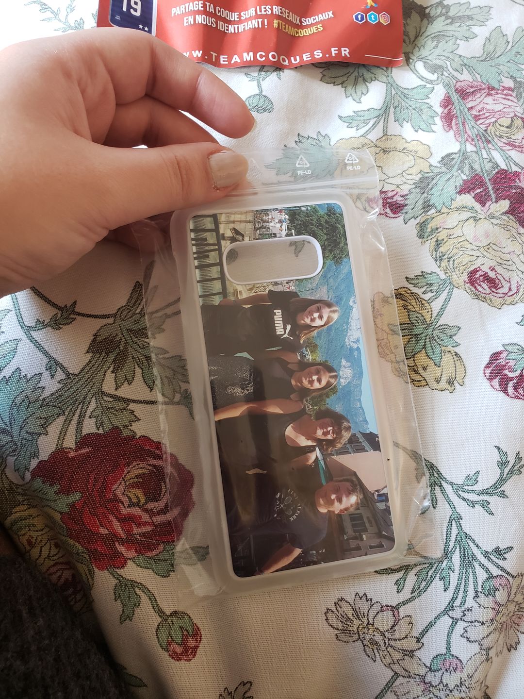 Customer photo review of Coque PHOTO 100% personnalisable - iPhone smartphone - TEAMCOQUES