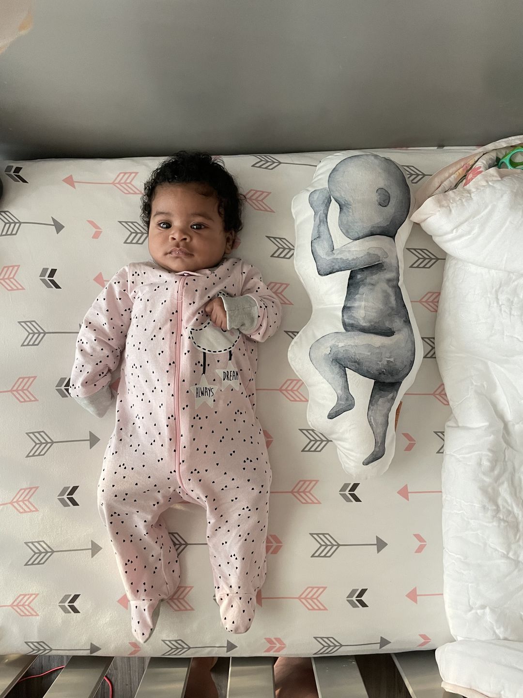 Customer photo review of Birth Pillow Watercolor One