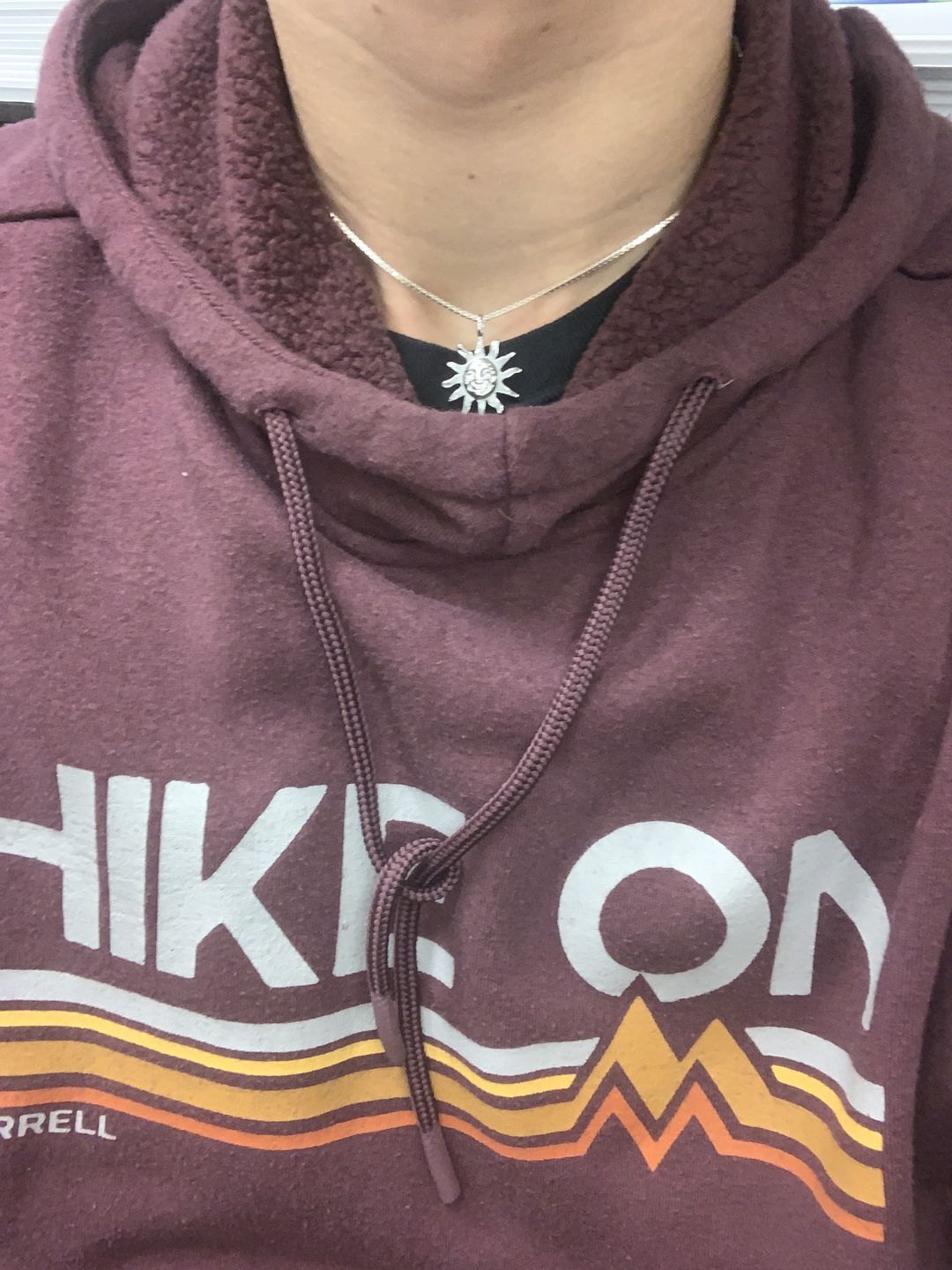 Customer photo review of AZTEC SUN PENDANT