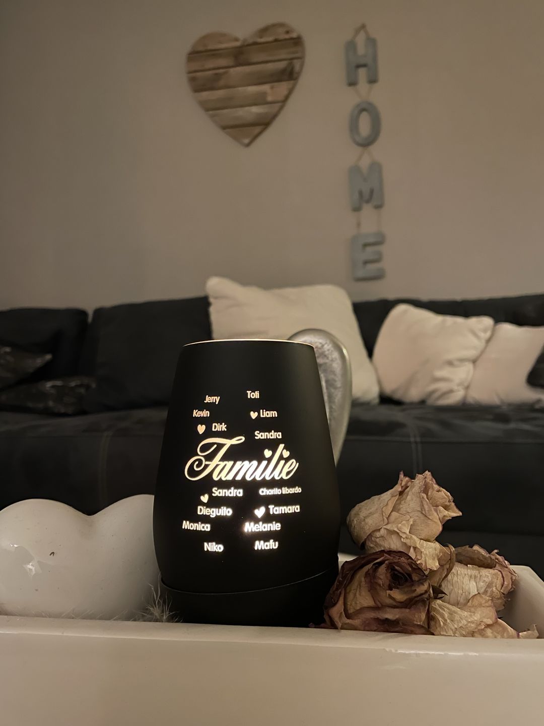 Customer photo review of Familie ist... - Familien-Windlicht