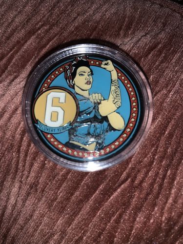 Customer photo review of Rosie Recovery Strength 6 Year AA/NA Medallion - Tri-Plate Six Year Chip/Coin