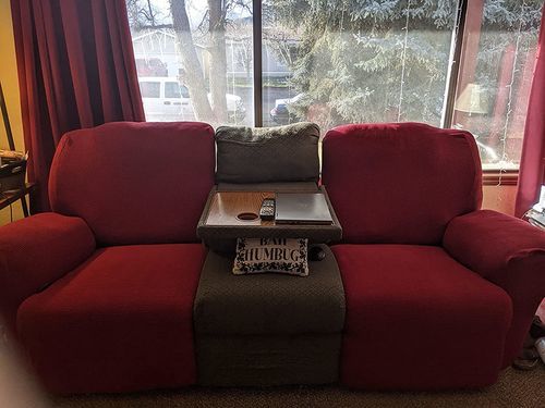 Customer photo review of 「🎉CYBER WEEK 40% OFF」4/6/8 Pieces Stretch Non-Slip Recliner Chair Cover