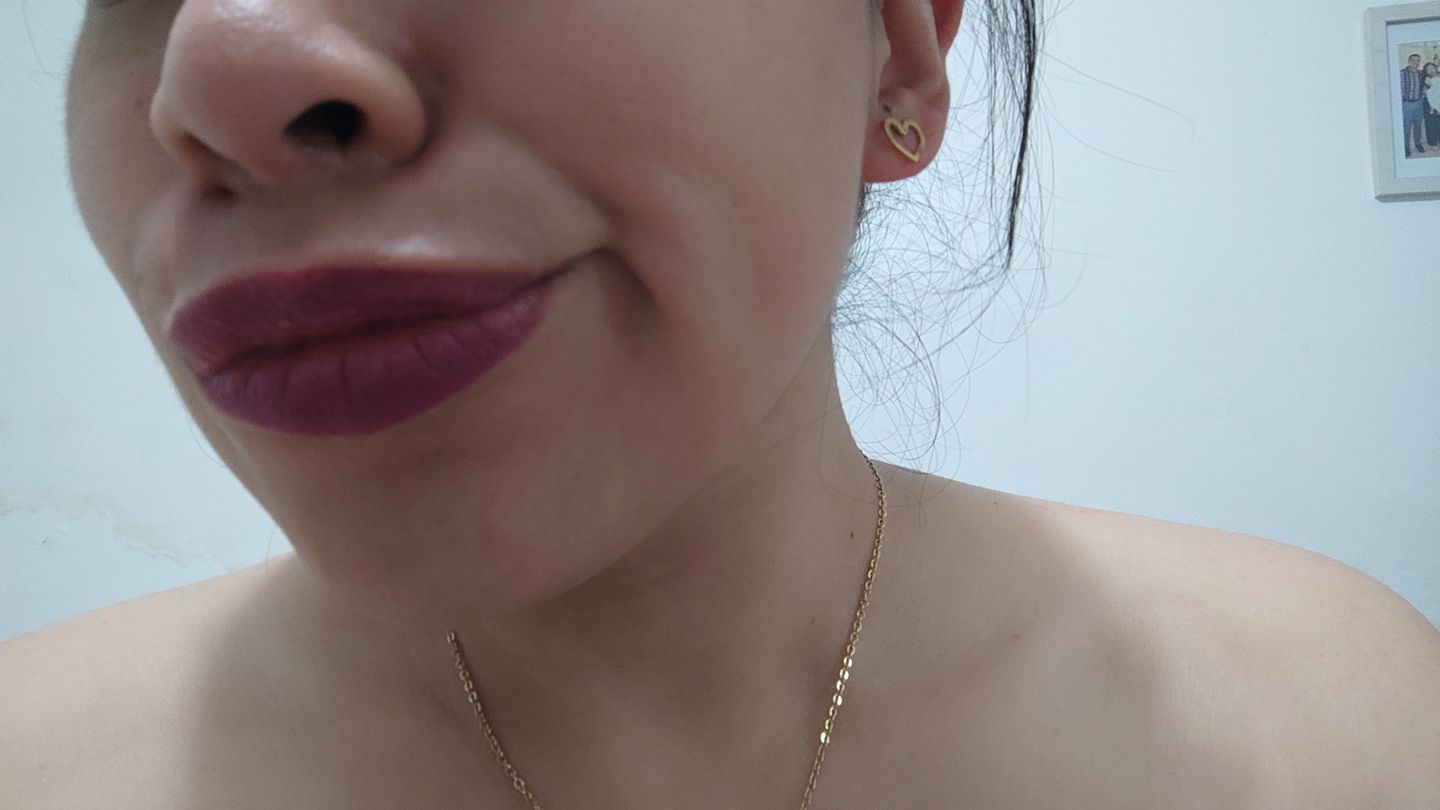 Customer photo review of Aretes Corazón