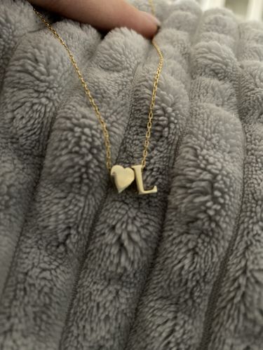 Customer photo review of Herz Buchstabenkette