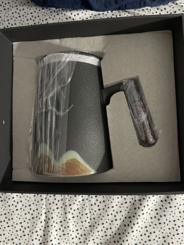 Customer photo review of Morning & Night Coffee & Tea Mug
