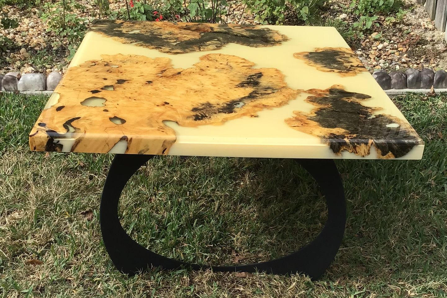 Customer photo review of Metal Table Legs - 501 Snello - 28" - Set of 4 pcs