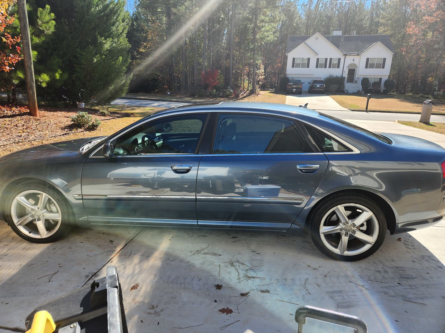 Customer photo review of 2004-2010 Audi A8 4 Wheel Air Suspension Conversion Kit with Suspension Warning Light Fix (AA14FM)