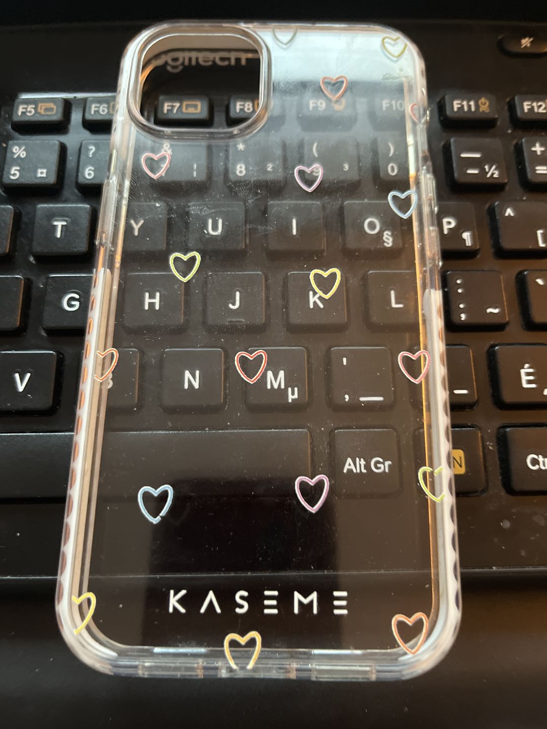 Customer photo review of Love Wins Clear Case
