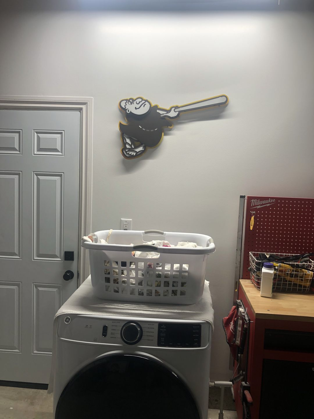 Customer photo review of San Diego Padres "Swinging Friar" 3D Vintage Metal Wall Art